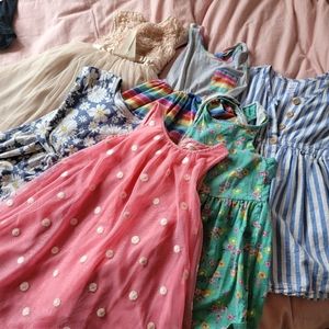 Lot girls dresses size 5t/5